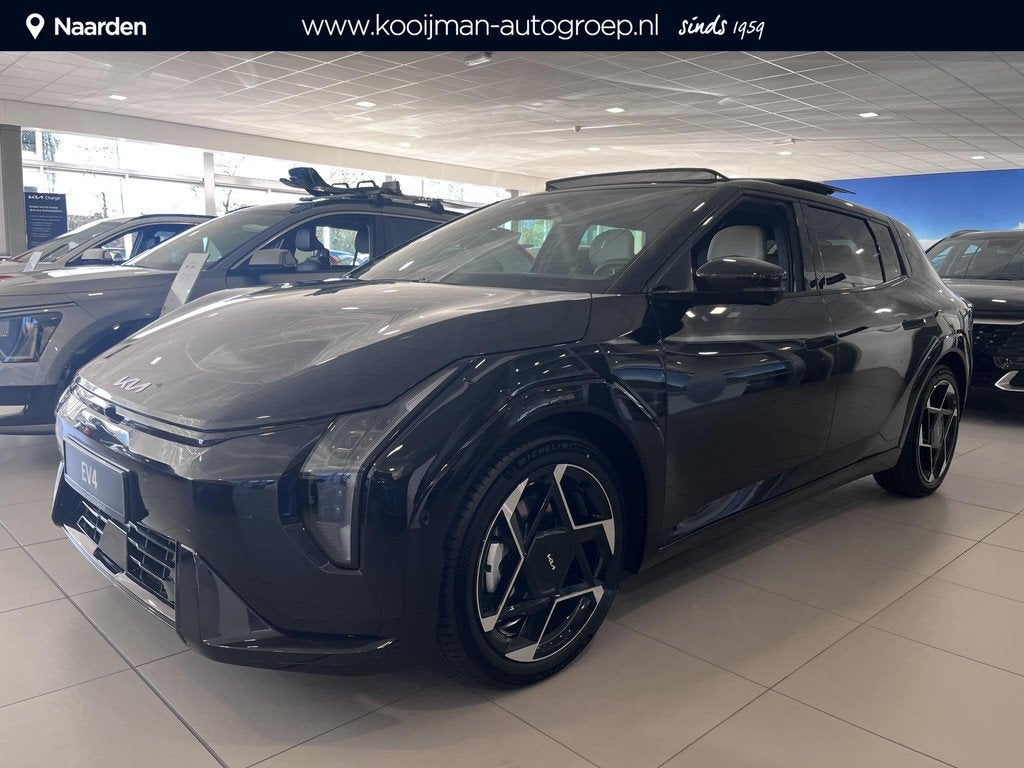 Kia EV4 GT-PlusLine 81.4 kWh NU OP VOORRAAD! BEL ONS VOOR SC, Auto's, Kia, Bedrijf, Te koop, EV4, 360° camera, ABS, Achteruitrijcamera