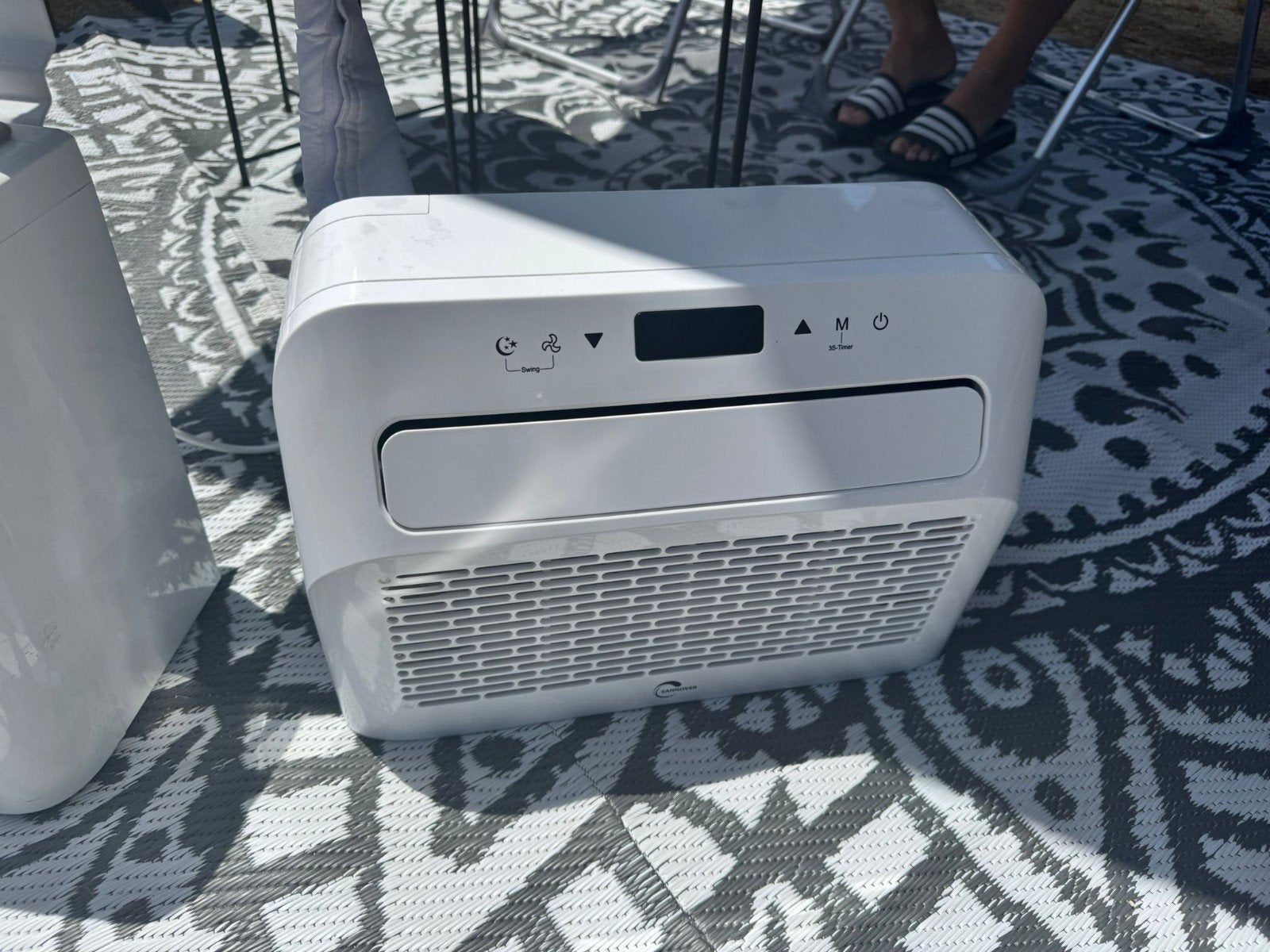 Split airco voor caravan/camper - af te halen in spanje, Minder dan 60 m³, Ophalen of Verzenden, Zo goed als nieuw, Koelen en Ontvochtigen
