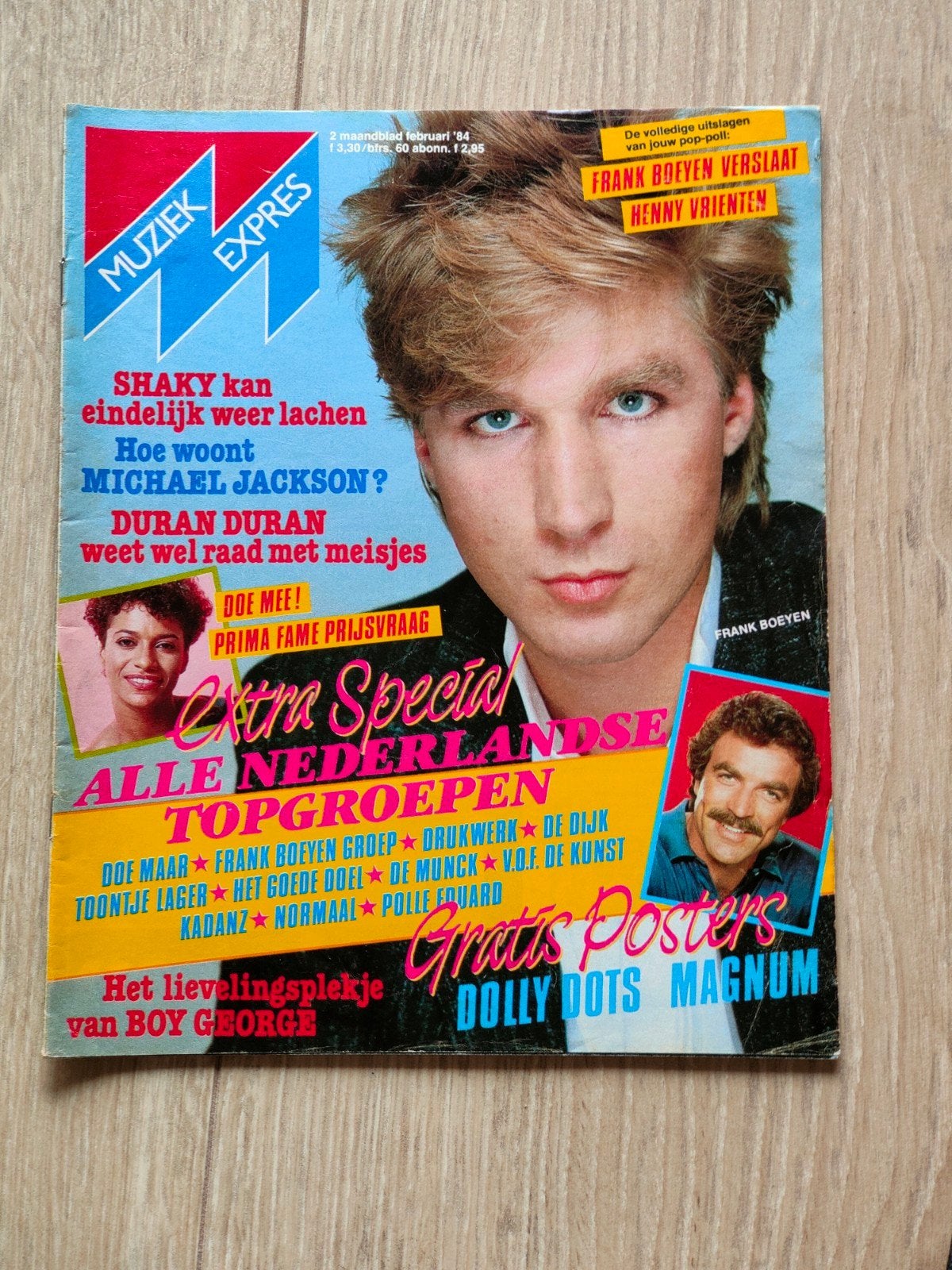 Muziek Expres februari 1984, Verzamelen, Tijdschriften, Kranten en Knipsels, Ophalen of Verzenden, 1980 tot heden, Nederland, Tijdschrift