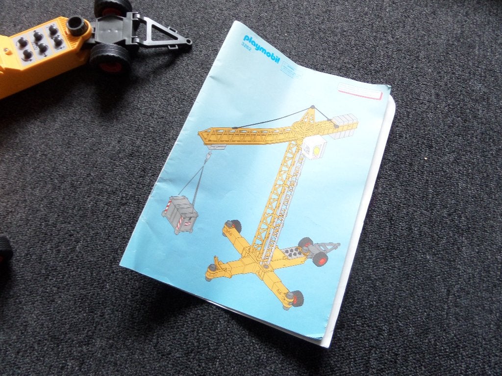 Playmobil hijskraan, Ophalen, Gebruikt