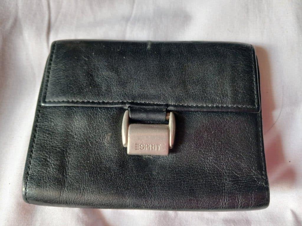mooie zwarte leren portemonnee van het merk ESPRIT, Sieraden, Tassen en Uiterlijk, Portemonnees, Zwart, Esprit, Ophalen of Verzenden