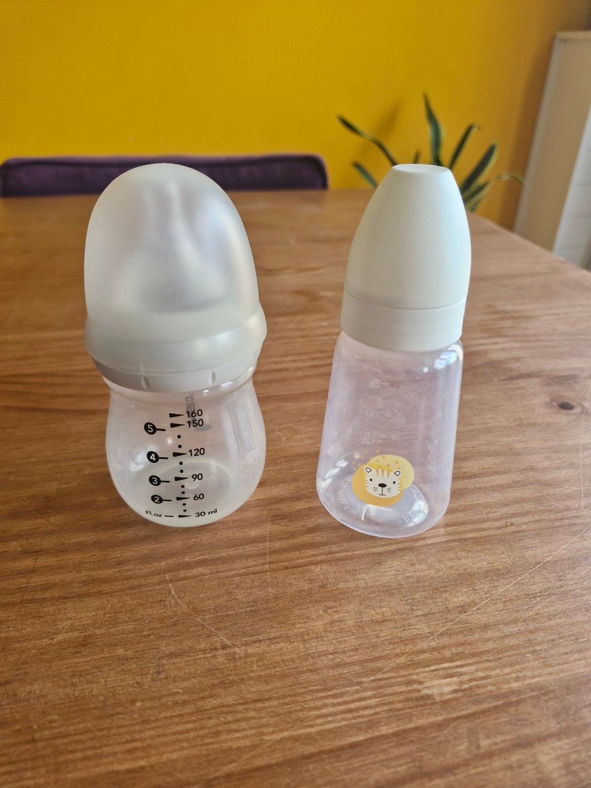 GRATIS Set van 2 ongebruikte babyflessen, Ophalen, Overige merken, Nieuw, Babyfles