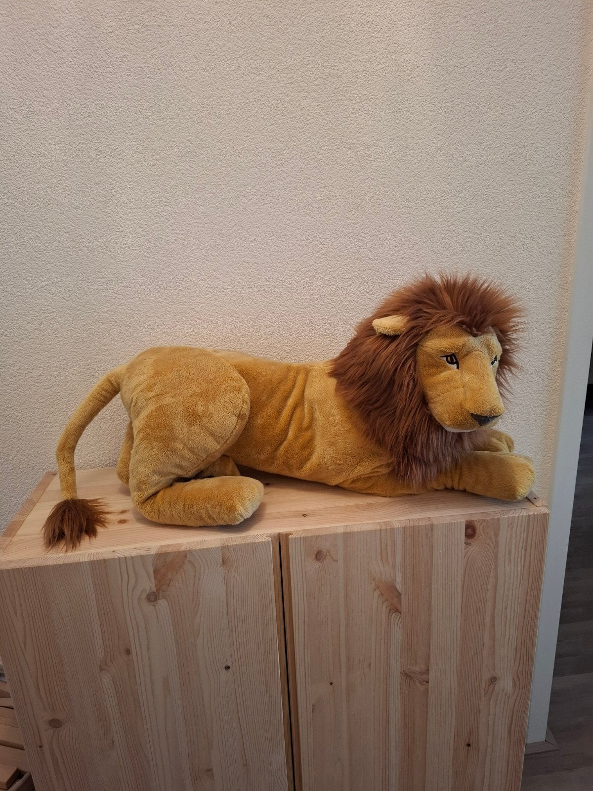 Leeuwen knuffel ikea groot, Ophalen of Verzenden, Zo goed als nieuw