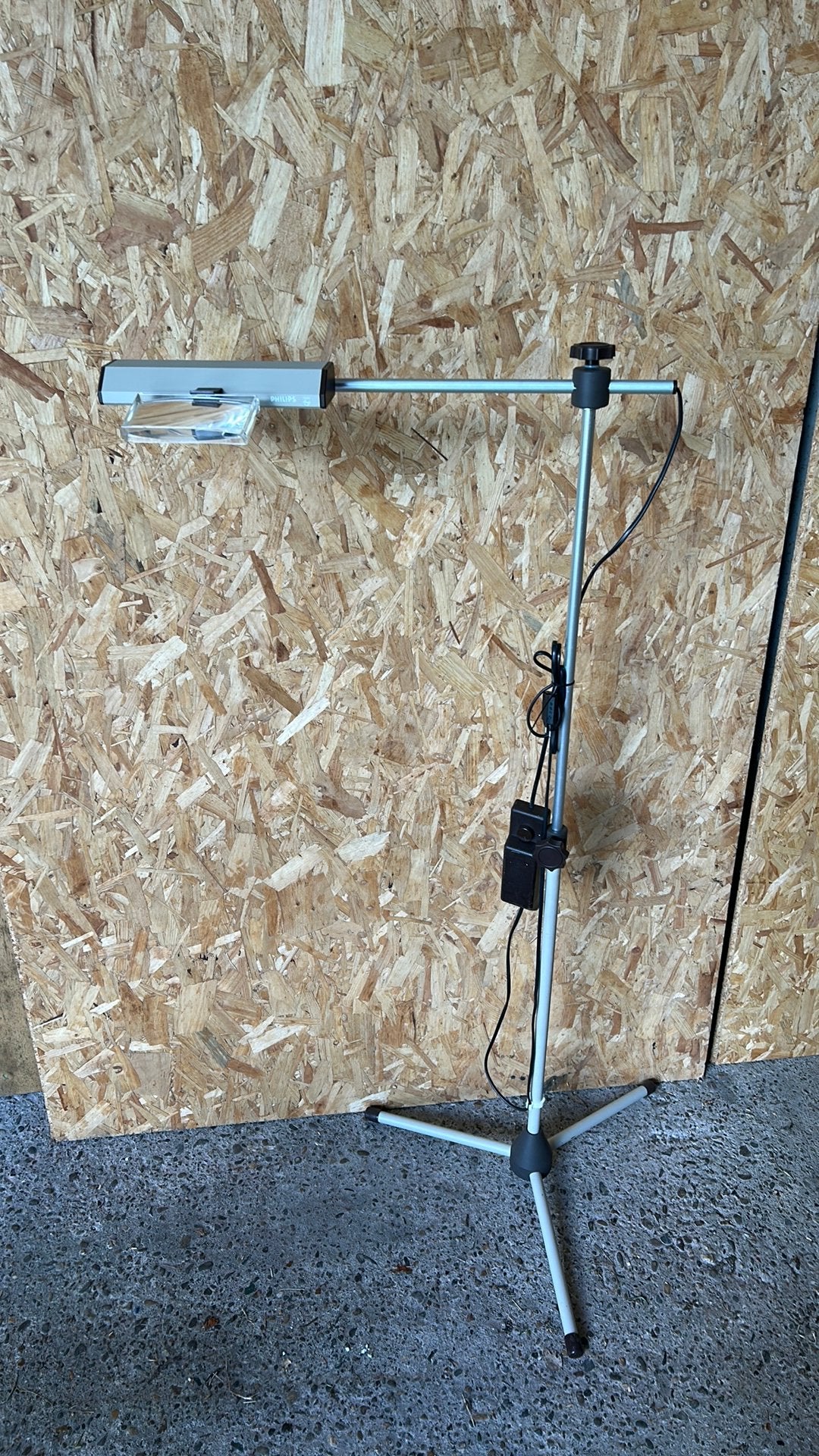Vintage Philips staande lamp, Ophalen, 100 tot 150 cm, Onbekend, Zo goed als nieuw