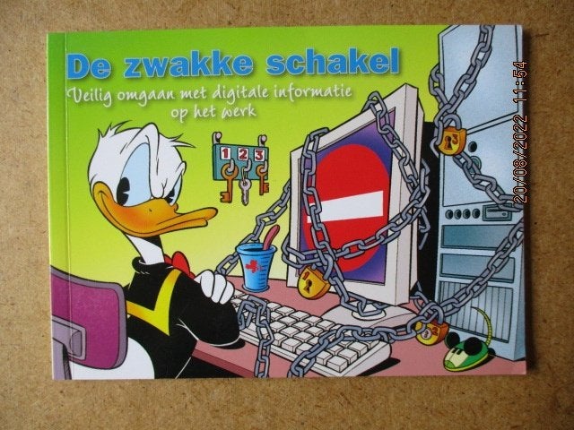 adv6914 donald duck - de zwakke schakel, Boeken, Stripboeken, Eén stripboek, Ophalen, Gelezen