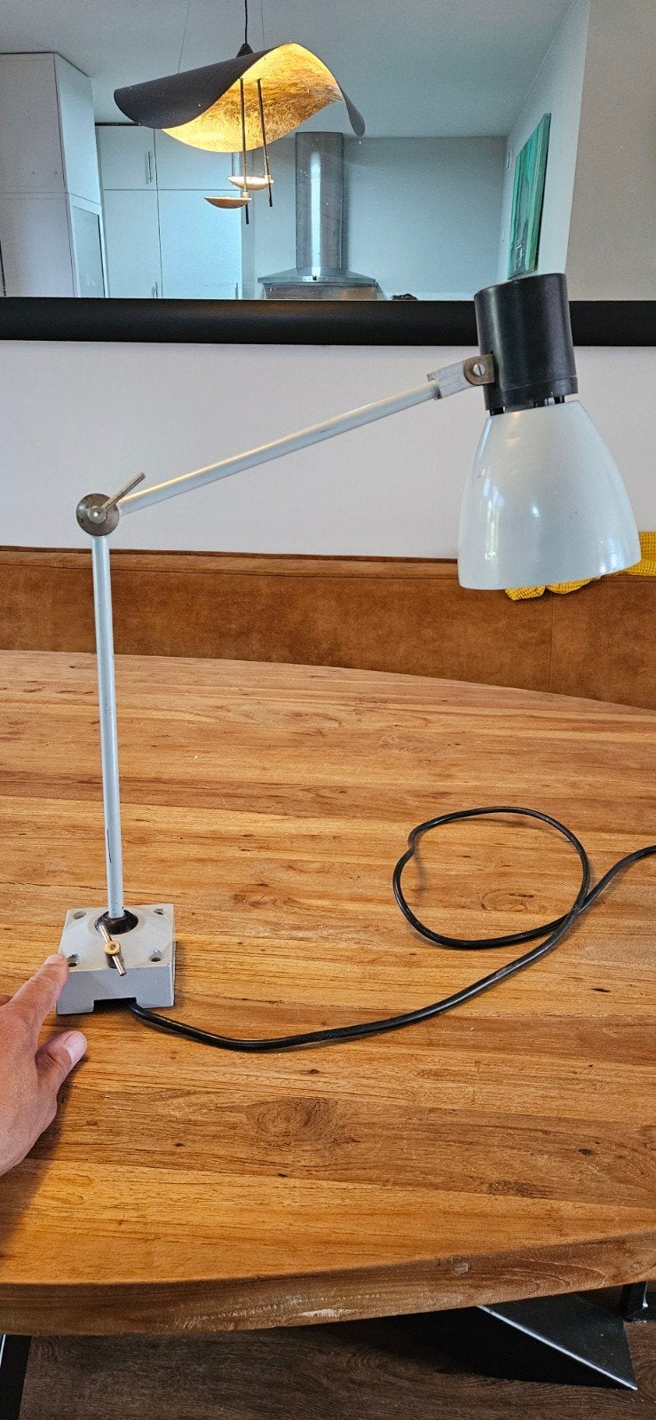 Vintage Elektrosvit 1104 Machinelamp - Metaal & Bakeliet, Antiek en Kunst, Ophalen of Verzenden