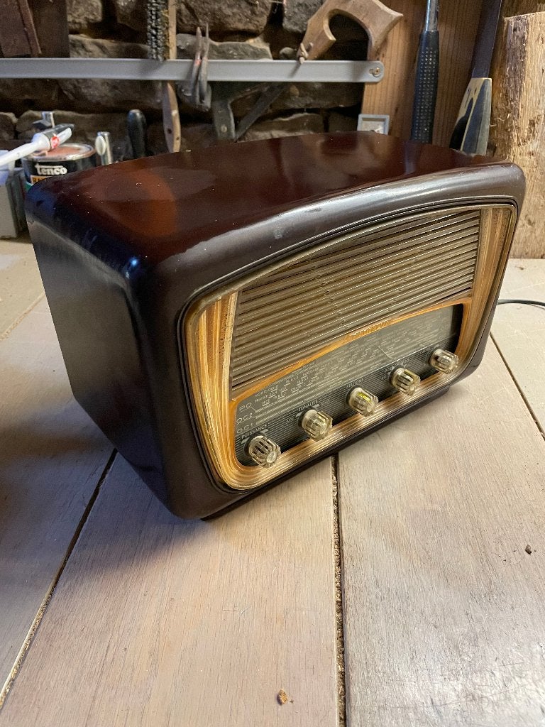 oude bakelieten radio, Antiek en Kunst, Ophalen of Verzenden