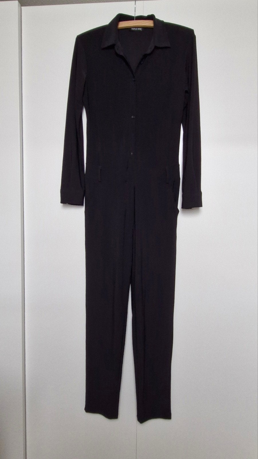 Zwarte jumpsuit van Triple Nine, maat S, Triple Nine, Zwart, Ophalen of Verzenden, Zo goed als nieuw