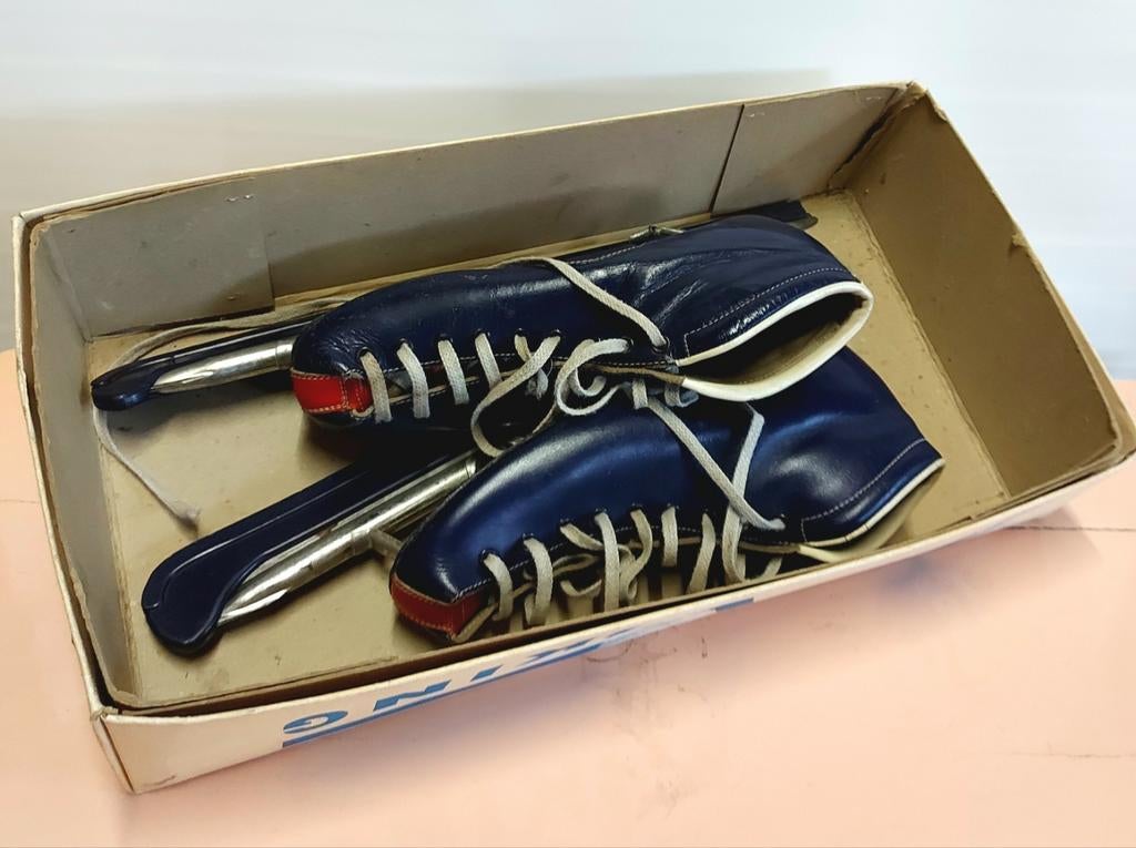 Vintage Viking schaatsen - Friese doorlopers, Sport en Fitness, Schaatsen, Ophalen of Verzenden