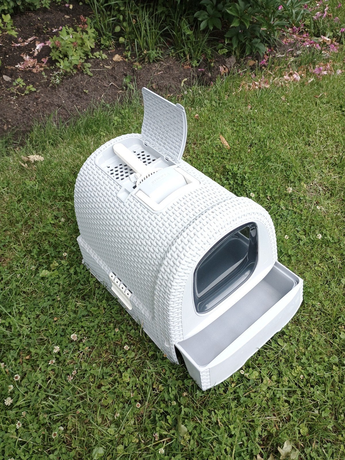 Kattenbak curver, Ophalen, Gebruikt