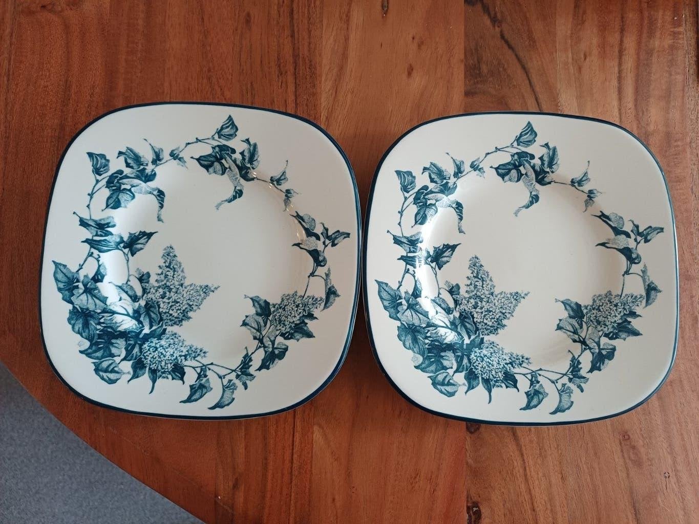Prachtige antieke Engelse Borden van Johnson Bros Hydrangea, Verzenden