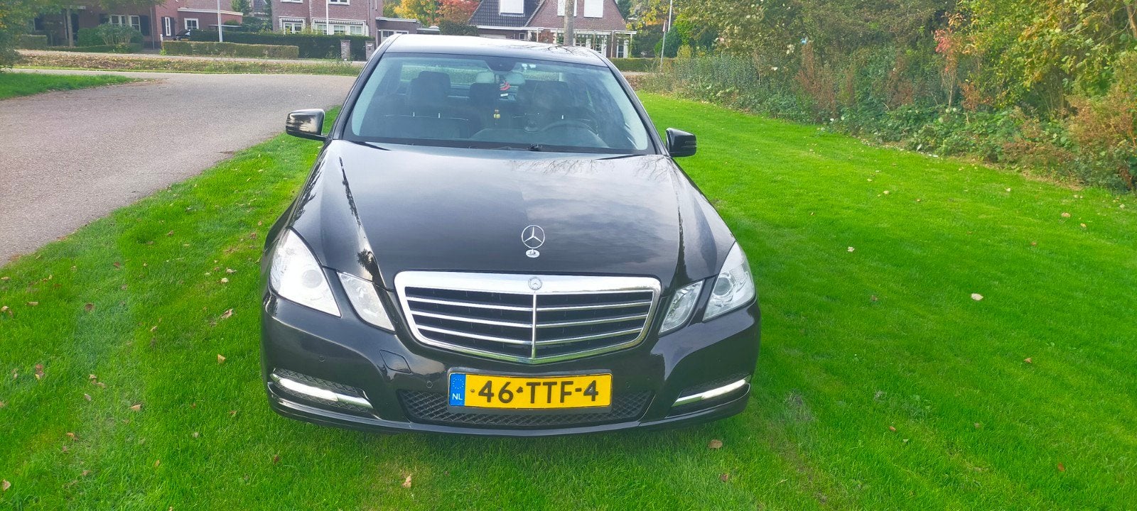 Mercedes E200 elegance zwart automaat, Auto's, Mercedes-Benz, Automaat, Euro 5, Zwart, 4 cilinders