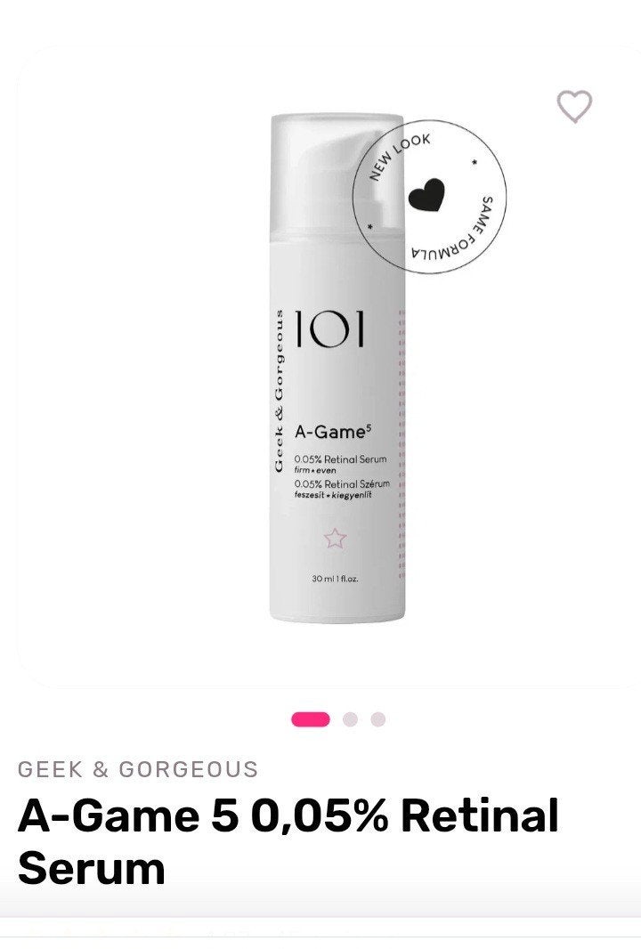 Retinal serum Geek and Gorgeous 2x, Ophalen of Verzenden, Nieuw, Gehele gezicht, Verzorging