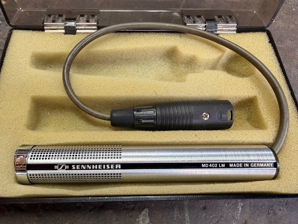 Sennheiser MD 402 LM Dynamische Richtmicrofoon, Muziek en Instrumenten, Microfoons, Ophalen of Verzenden, Gebruikt, Zangmicrofoon