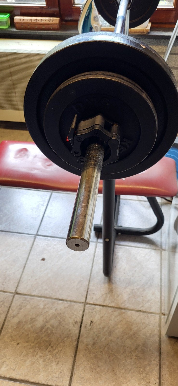 Kettler Sport Krachtstation met bankdruk en halterstang, Sport en Fitness, Ophalen, Gebruikt, Krachtstation, Metaal