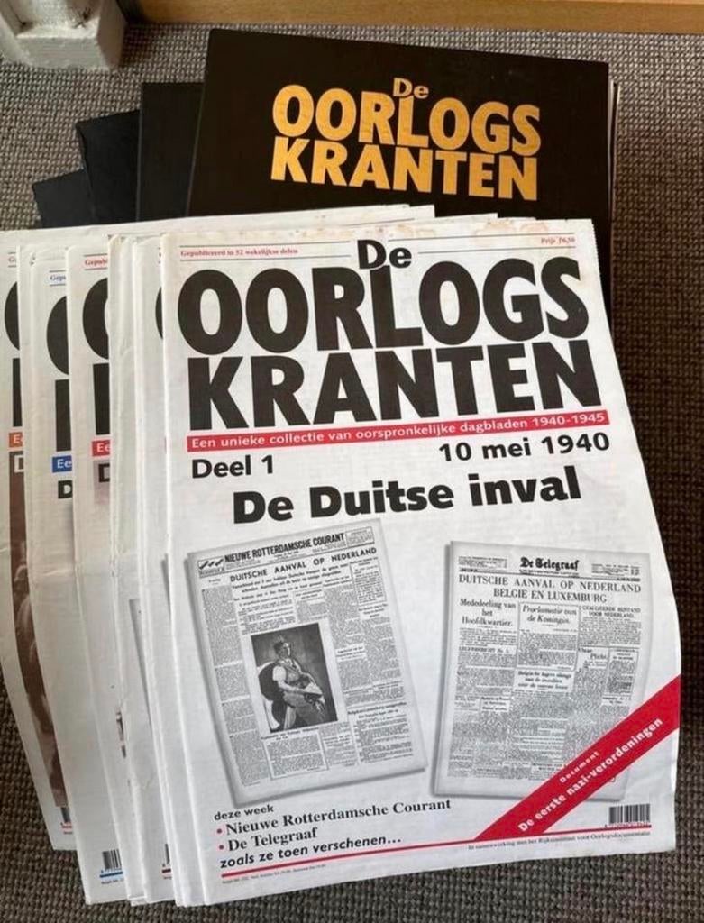 De Oorlogskranten complete serie 1 t/m 65 - WOII, 1940-1945, Boeken, Ophalen of Verzenden, Tweede Wereldoorlog, Zo goed als nieuw