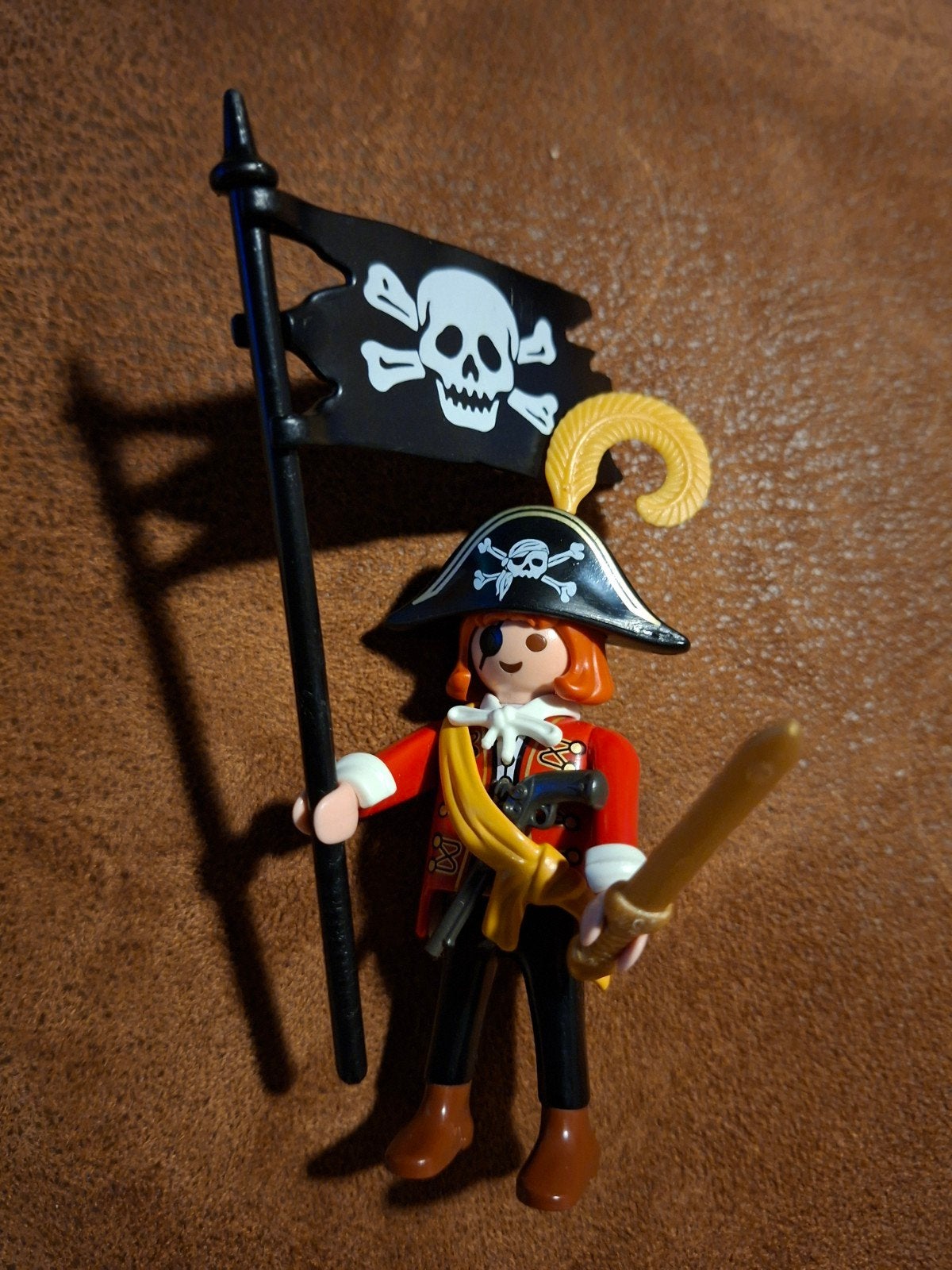 Playmobil Piraat met vlag en zwaard 4690, Kinderen en Baby's, Ophalen of Verzenden, Gebruikt, Jongen of Meisje