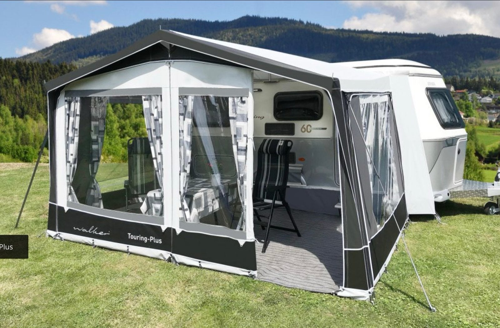 Walker Touring-Plus Voortent voor Hefdak Caravan, Caravans en Kamperen, Ophalen, Zo goed als nieuw, Ten Cate All Season 240g/m2