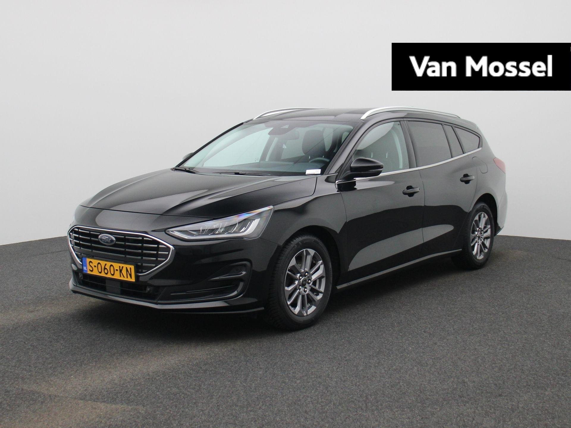 Ford Focus Wagon Hybrid Titanium | 125 PK | SYNC 4 | DRAADLO, 12 maanden, Zwart, Origineel Nederlands, Handgeschakeld