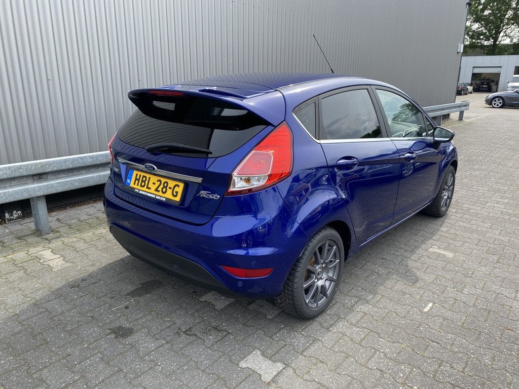 Ford Fiesta 1.0 EcoBoost Titanium Clima, Navi, Stoelvw, Voor, Voorwielaandrijving, Euro 5, Stof, Gebruikt