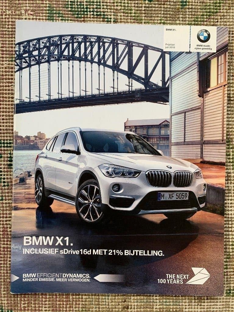 Nederlandse prijslijst BMW X1 2016 nieuw, Nieuw, Ophalen of Verzenden, BMW, BMW