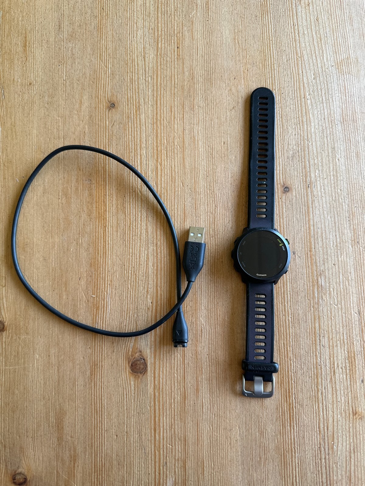 Garmin Forerunner 55 sporthorloge met GPS, Zwart, Ophalen of Verzenden, Waterdicht, Android