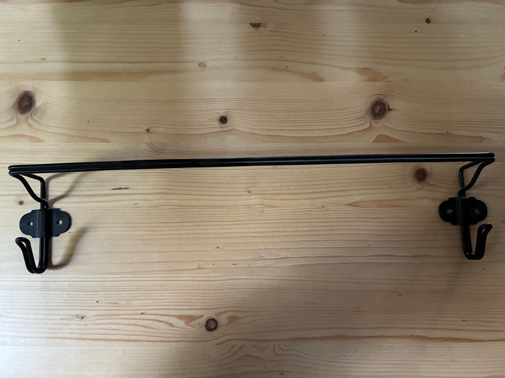 ikea svartsjön handdoekenrek met haken, Handdoekenrek, Zwart, Zo goed als nieuw, Ophalen
