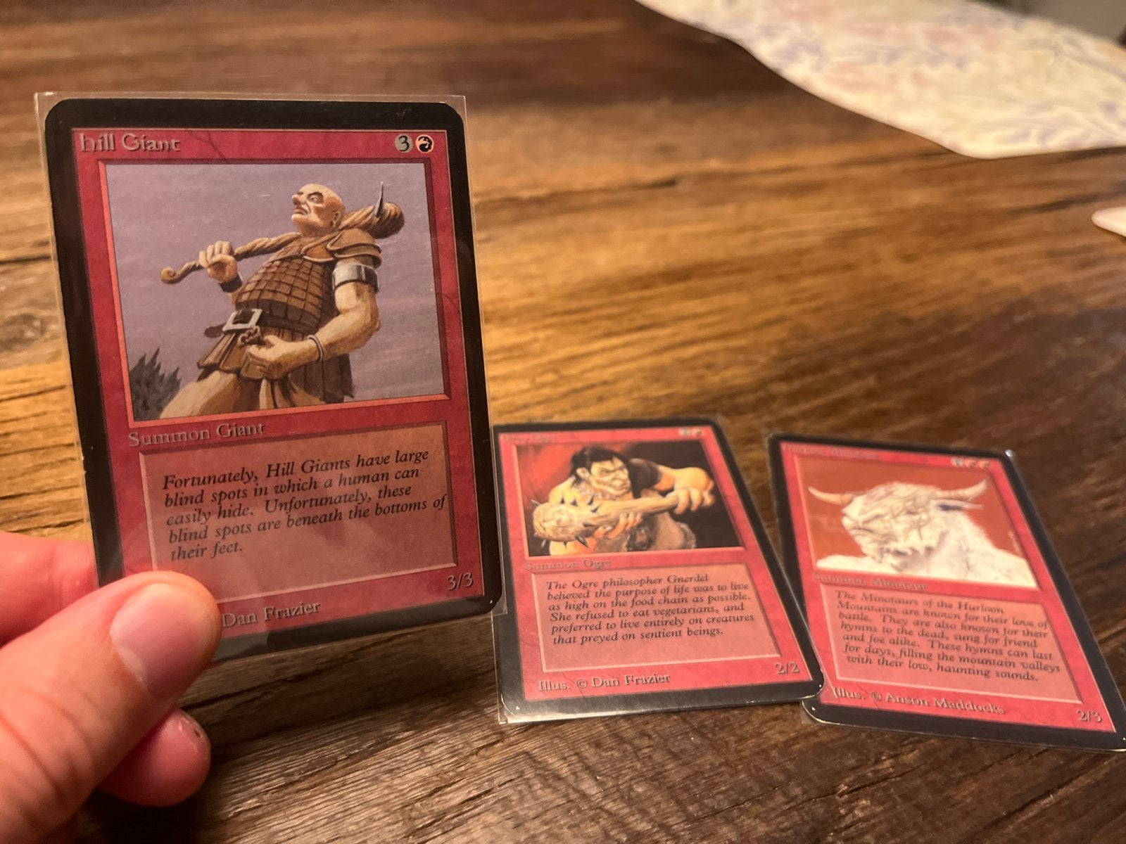 3 Magic Alpha kaarten, Ophalen of Verzenden, Gebruikt, Meerdere kaarten