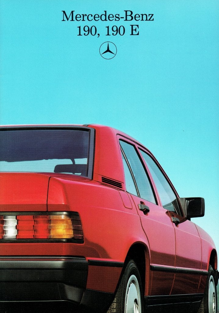 Folder Mercedes-Benz 190 en 190 E (W201 - 1985), Verzenden, Gelezen, Mercedes