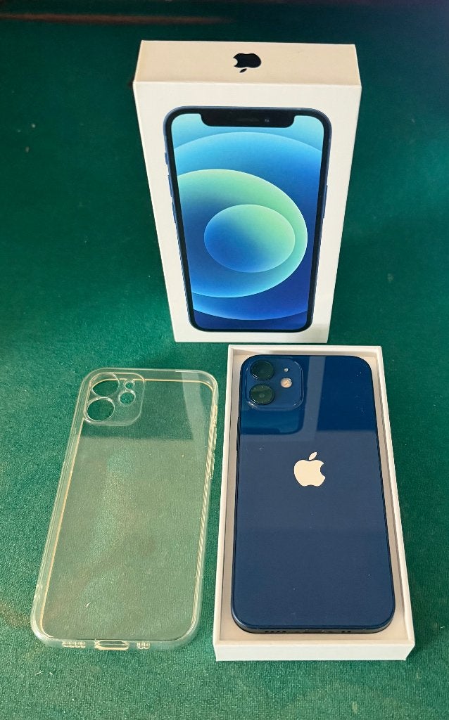 iPhone 12 mini 128Gb blauw, Telecommunicatie, Mobiele telefoons | Apple iPhone, 128 GB, Ophalen of Verzenden, Zo goed als nieuw