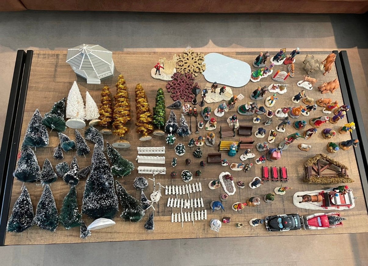 Grote Lemax Kerstdorp Collectie | Complete partij, Diversen, Ophalen, Zo goed als nieuw