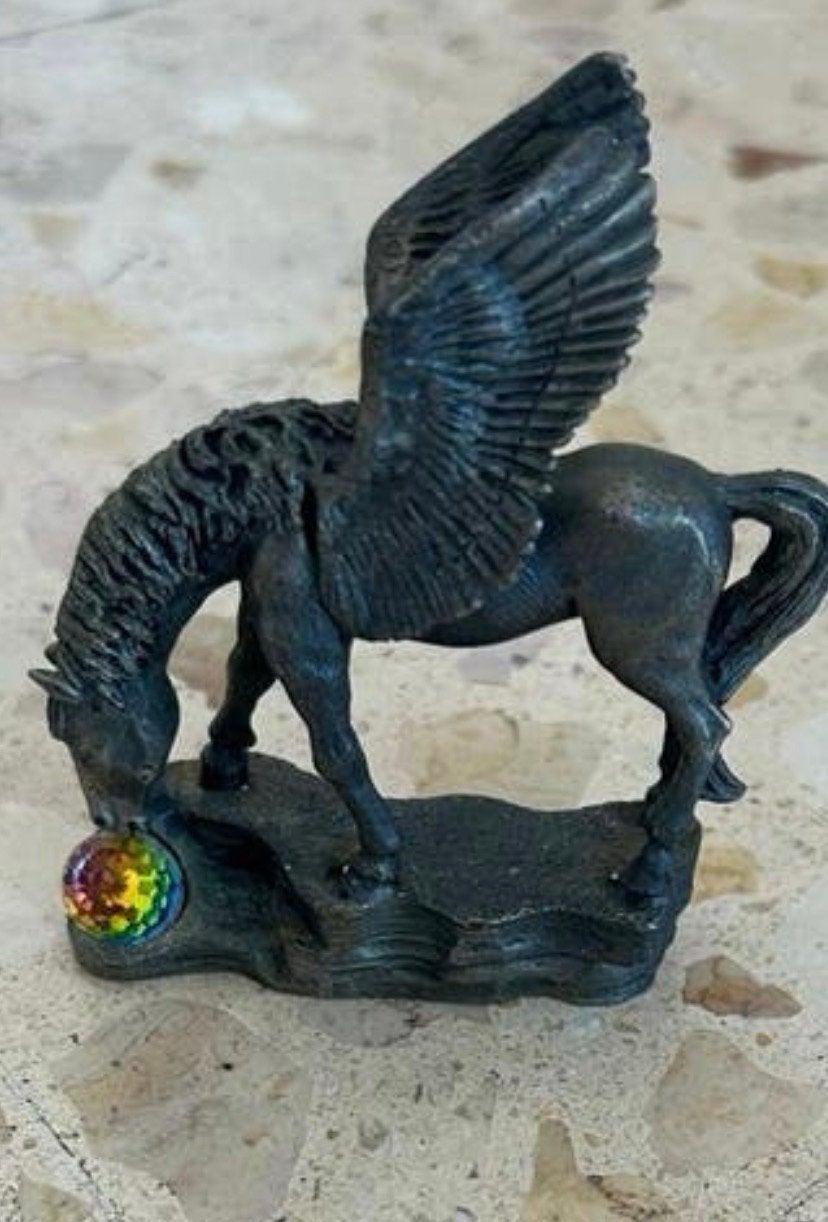 Pegasus beeldje van Roy Miller - Fantasy paard met vleugels, Ophalen, Zo goed als nieuw, Fantasy
