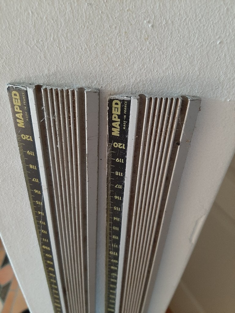 Maped snijliniaal 120 centimeter  2 stuks, Ophalen, Gebruikt, Afstand