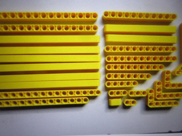 nr. 5682, Gele Technic beams, liftarmen., Ophalen of Verzenden, Zo goed als nieuw, Complete set, Lego