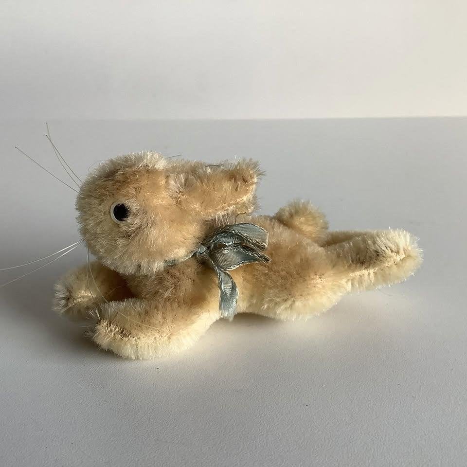 Steiff Lieghase met knopje, Antiek en Kunst, Ophalen of Verzenden