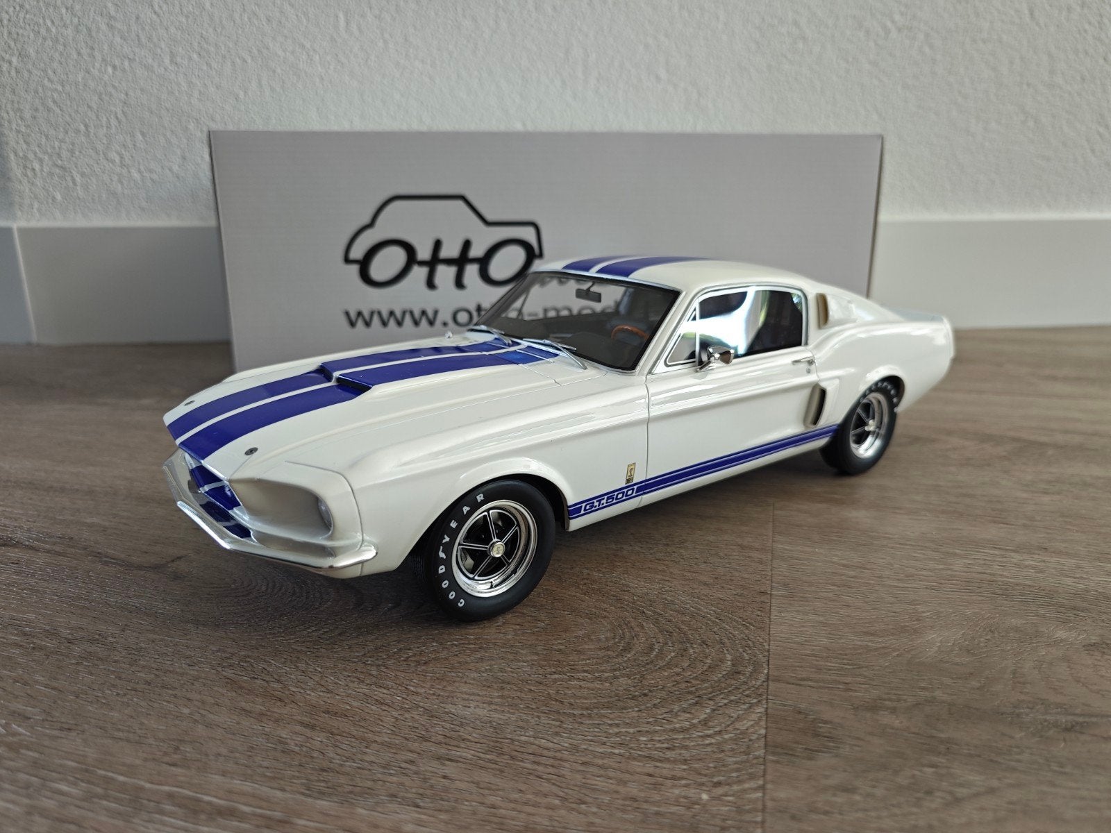 Ottomobile Ford Mustang Shelby GT500 1967 1:12 G022, Ophalen of Verzenden, Zo goed als nieuw, 1:9 t/m 1:12, Auto