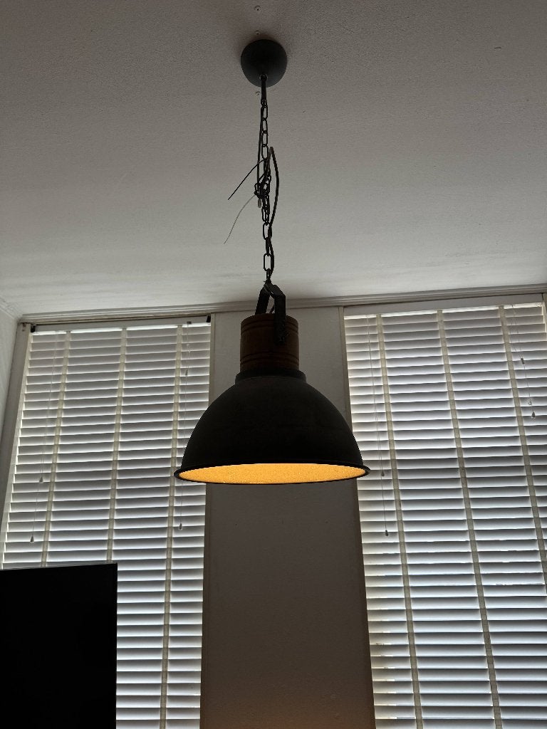hanglampen, Ophalen, E27 (groot), Zo goed als nieuw, Industrieel