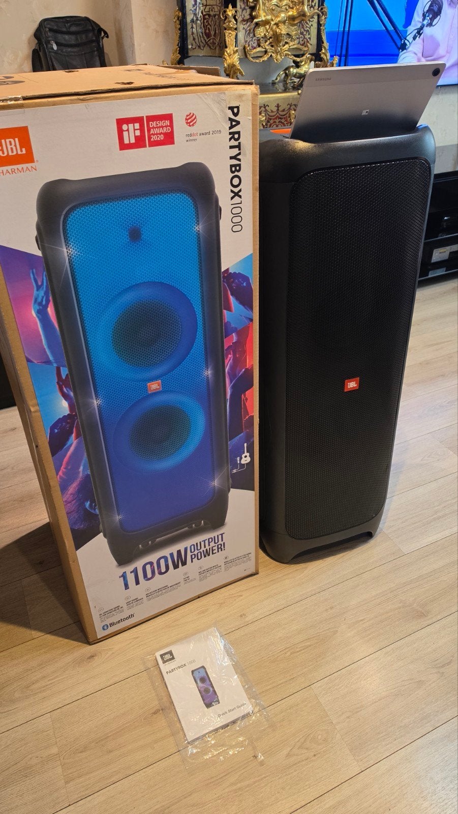 Foto 5 van JBL PartyBox 1000watt Krachtige Party Speaker met Lichteffec
