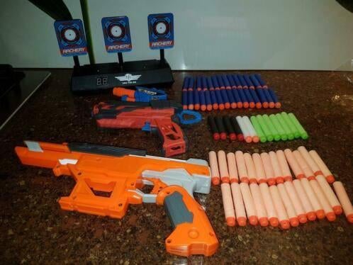 nerf spullen en elektrisch target etc, Ophalen of Verzenden