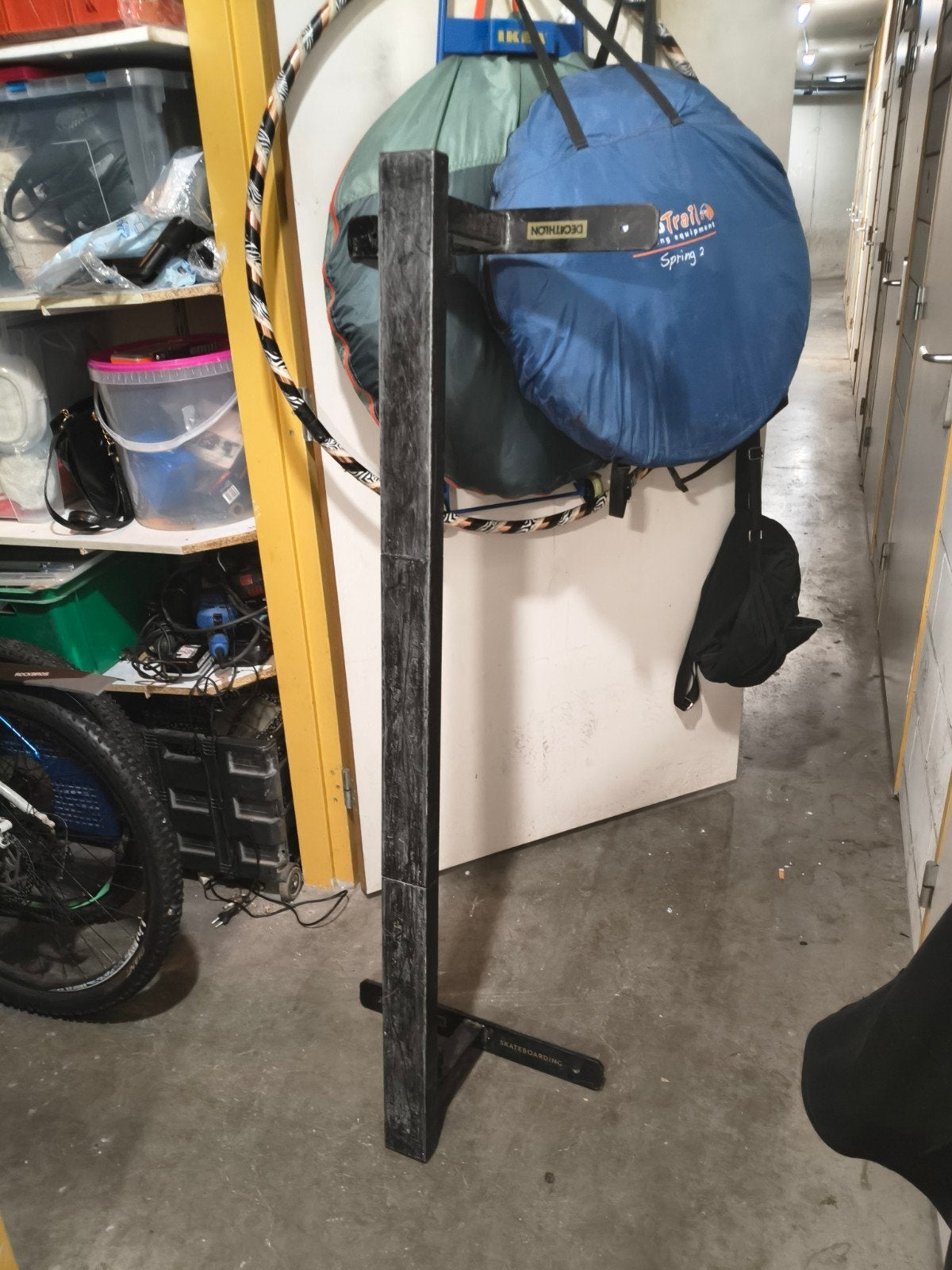 Decathlon Rampage Grind Rail Skateboard Stuntbalk, Sport en Fitness, Ophalen of Verzenden, Gebruikt, Overige typen