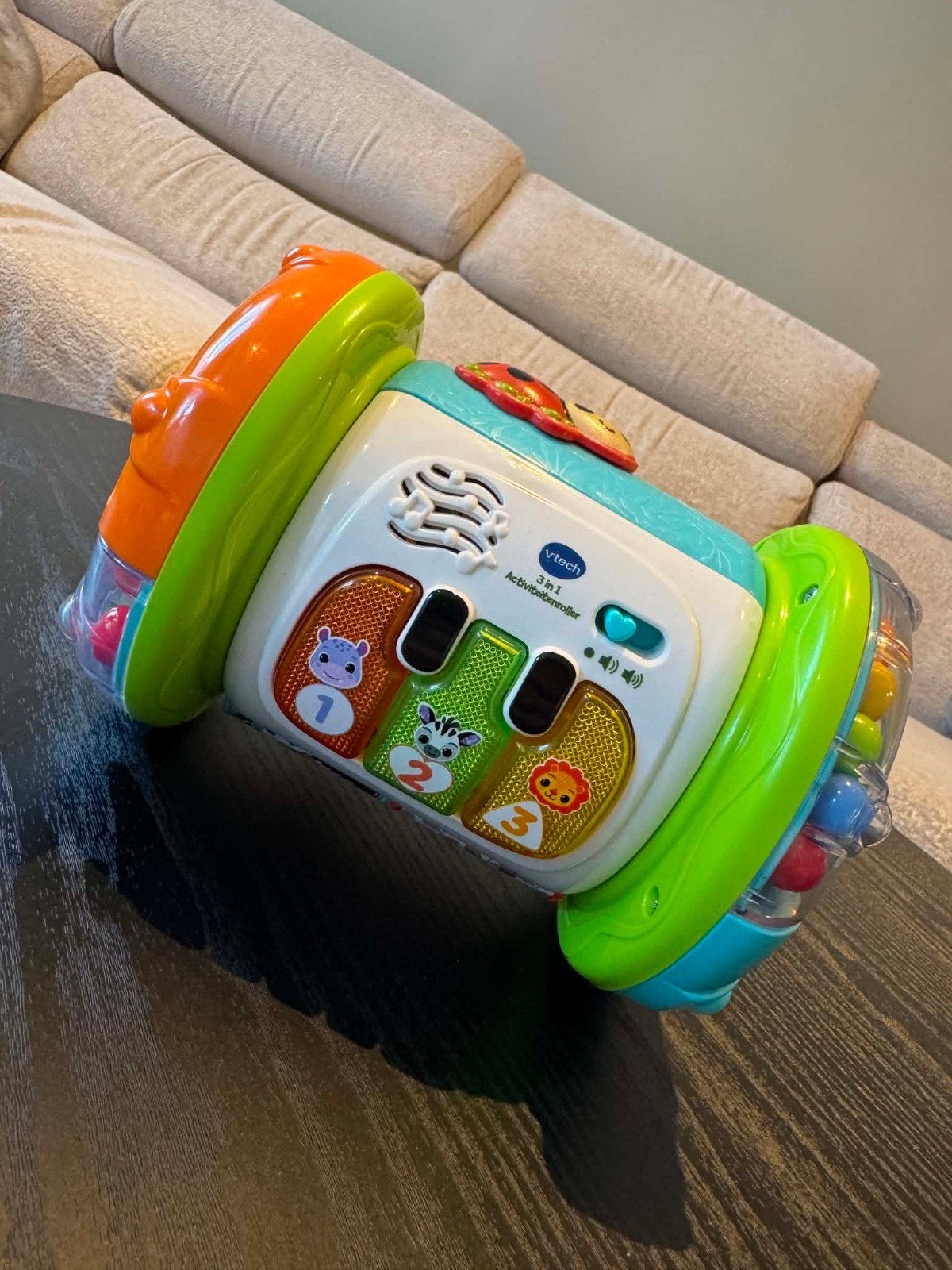 VTech 2-in-1 Activiteitenroller met licht en geluid, Kinderen en Baby's, Speelgoed | Babyspeelgoed, Ophalen of Verzenden, Zo goed als nieuw