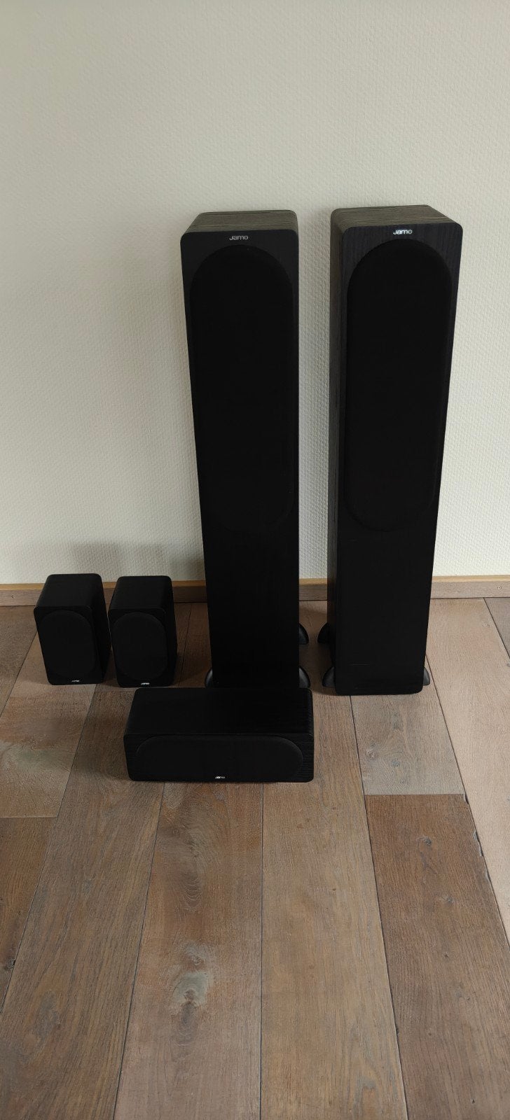 Jamo S 426 HCS 3 Home Cinema Systeem - 5.0 Speakerset, Audio, Tv en Foto, Gebruikt, Surroundset, Geschikt voor surround/home cinema