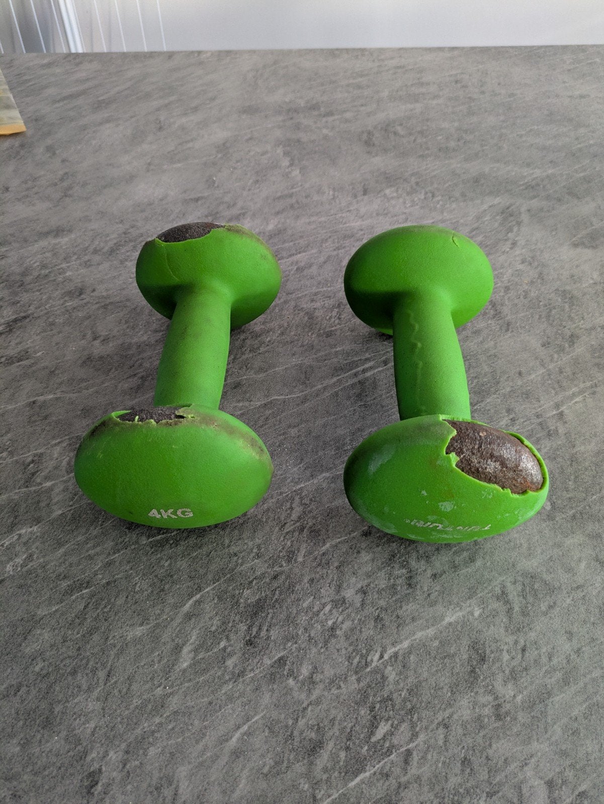 4kg dumbbell set, Sport en Fitness, Fitnessmaterialen, Ophalen of Verzenden, Gebruikt, Dumbbell