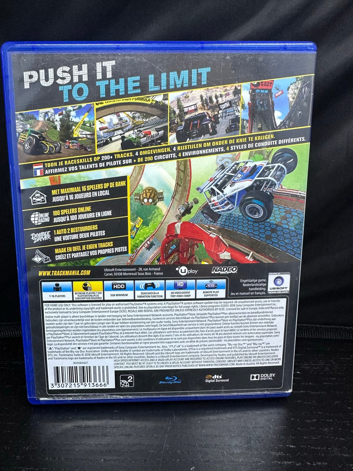 Trackmania Turbo PS4 - Zo goed als nieuw, Z, S, Z, Racen en Vliegen