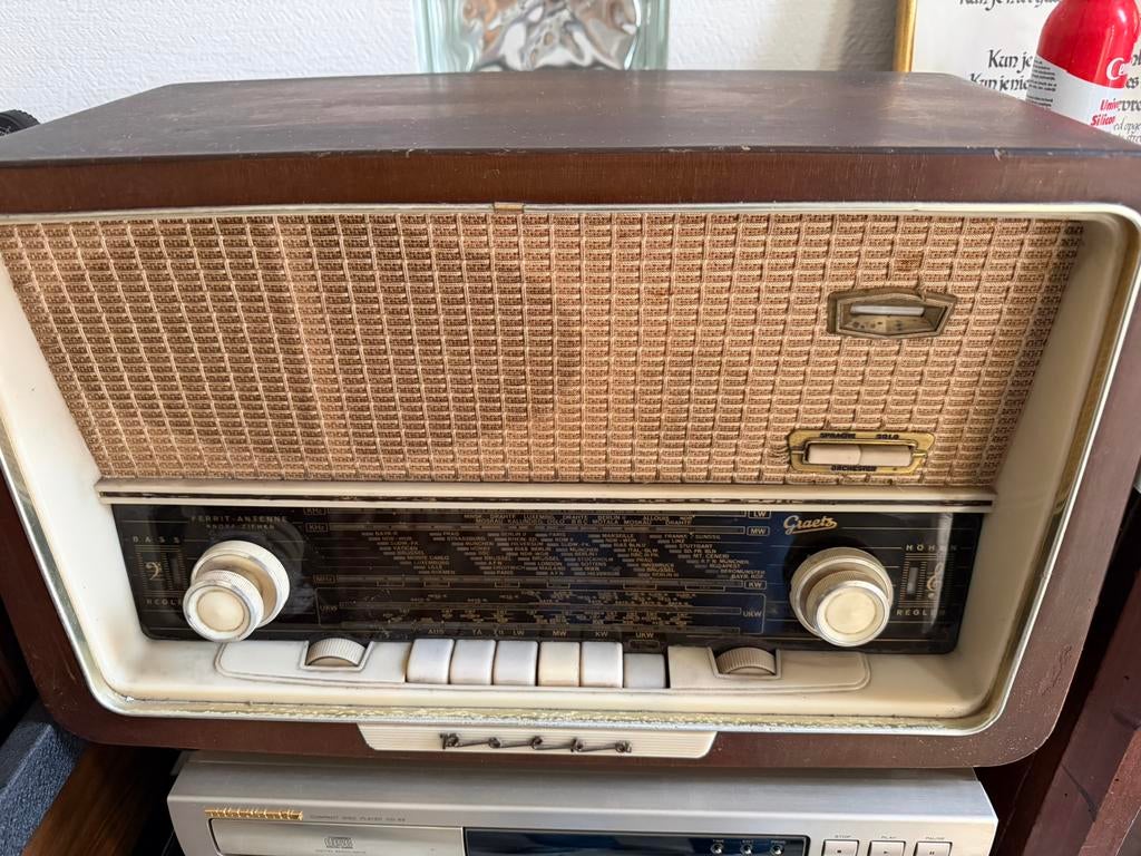 Graetz Polka 613 – werkend buizenradio uit 1958/1959, Ophalen of Verzenden