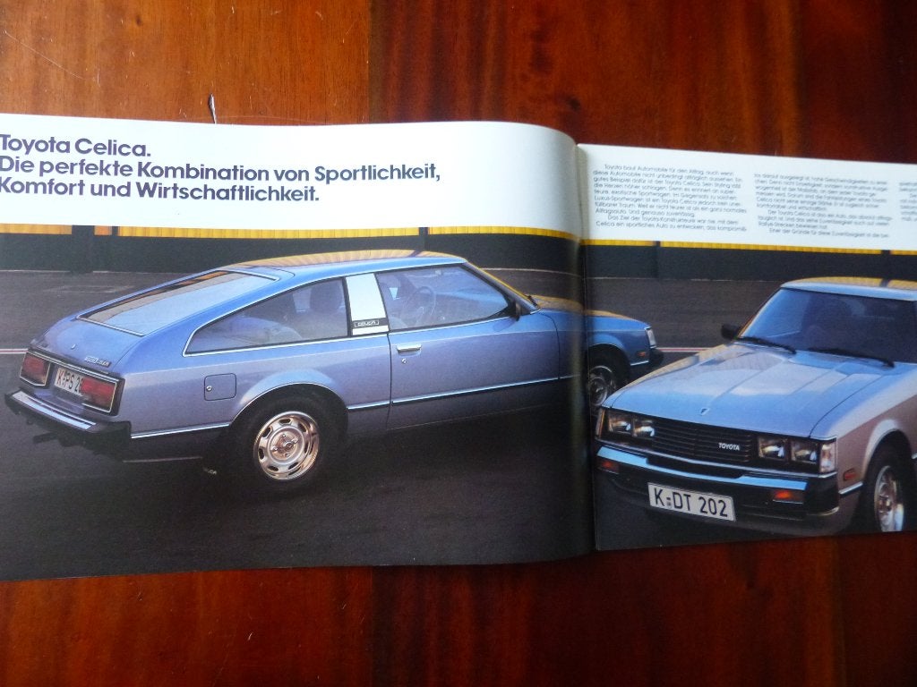 Toyota Celica 1980 1981 brochure, Verzenden, Zo goed als nieuw, Toyota