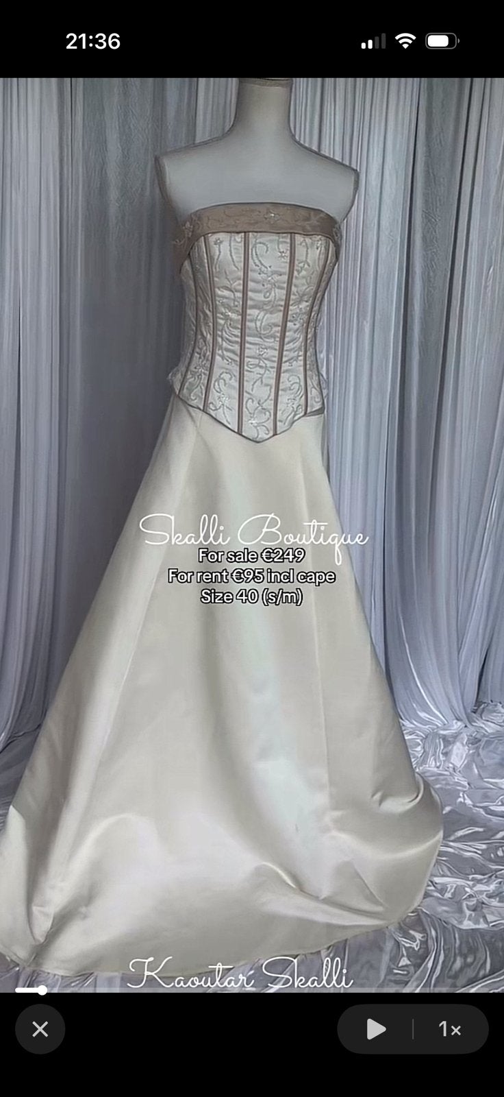 Bridal dress princess new, Kleding | Dames, Trouwkleding en Trouwaccessoires, Ophalen of Verzenden, Nieuw, Trouwjurk