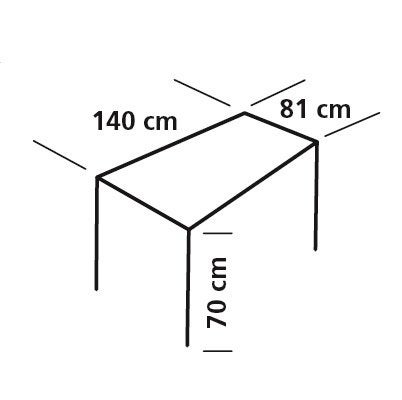 Roltafel St. Pierre L, Campingtafel, Info@kampeerkoopje.nl, Ophalen of Verzenden, Zo goed als nieuw