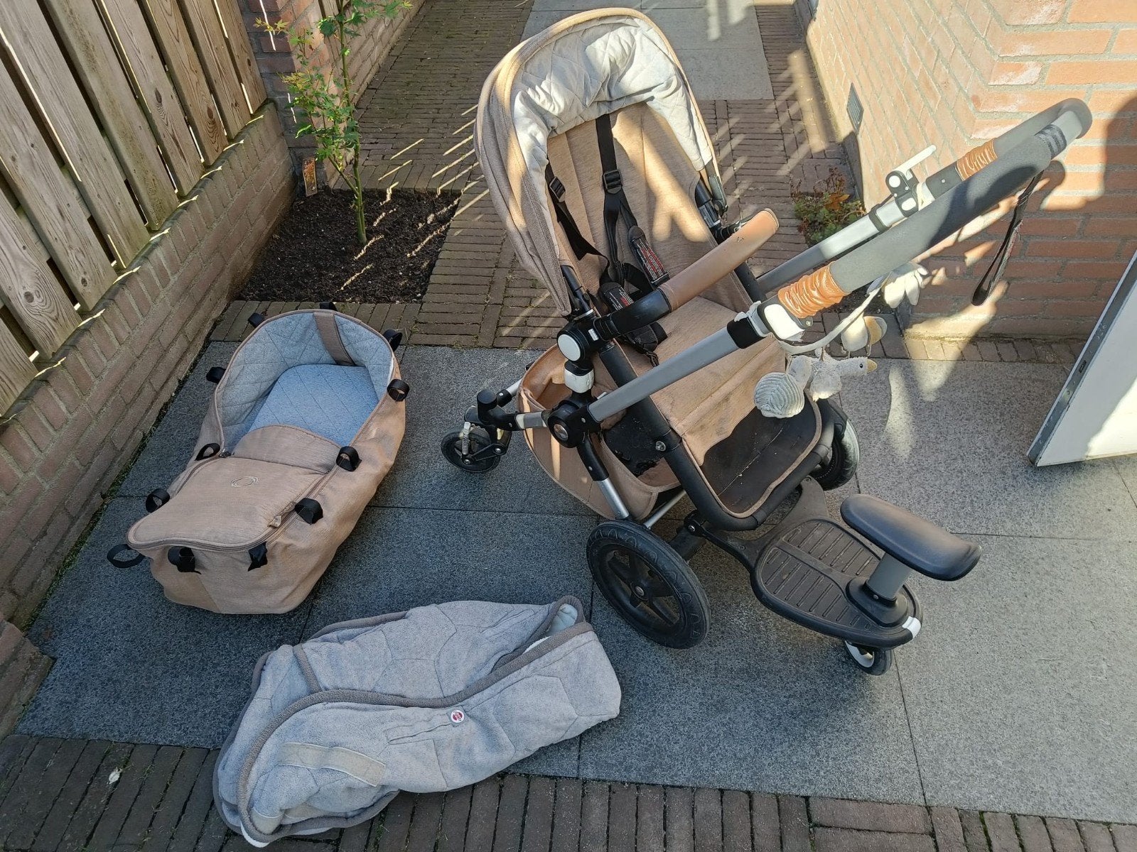 Complete Bugaboo Cameleon 3 + Bugaboo meerijdplank met zitje, Kinderen en Baby's, Kinderwagens en Combinaties, Gebruikt, Bugaboo