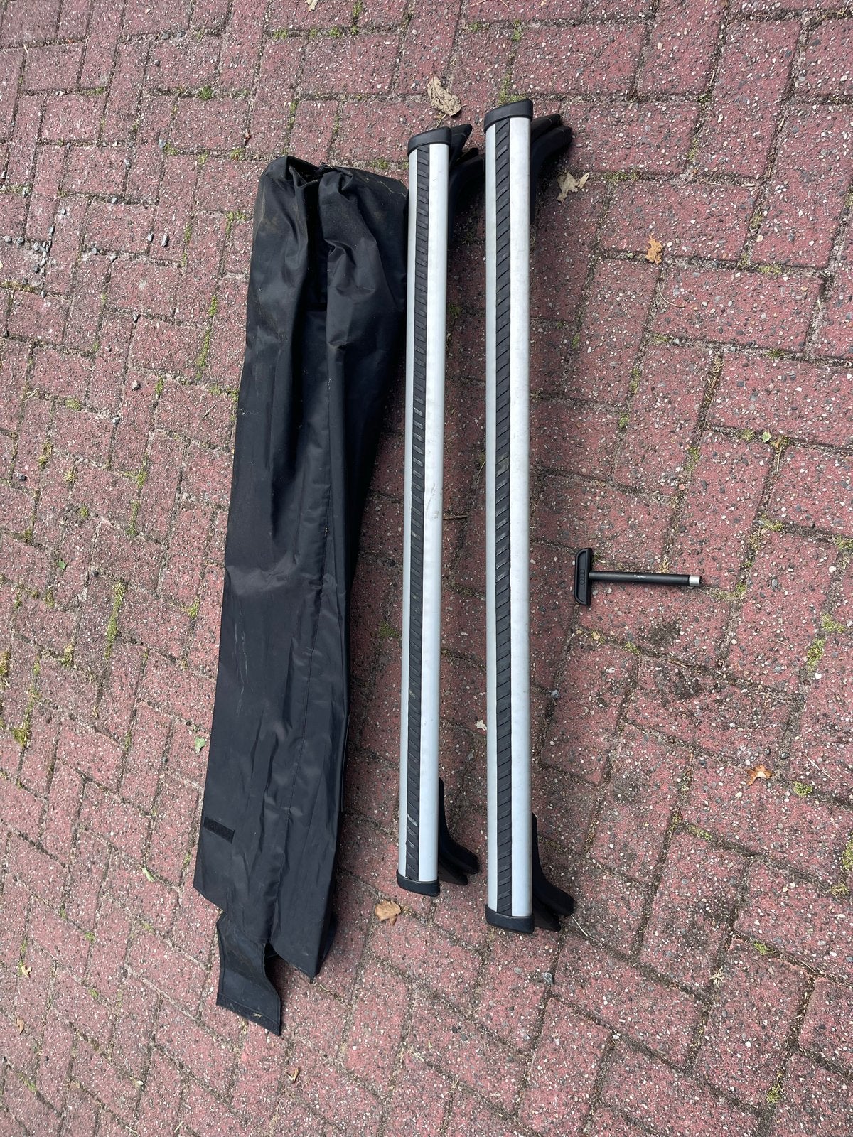 Audi A6 Avant C7 4G dakdragers met momentsleutel, Ophalen, Gebruikt